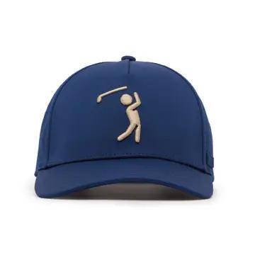 Bogey Bros Bogeyman Navy/Tan Performance Golf Hat