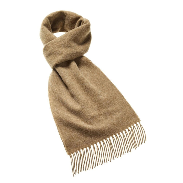 Bronte Moon Plain Luxury Scarf - 100% Merino Lambswool - Made in England