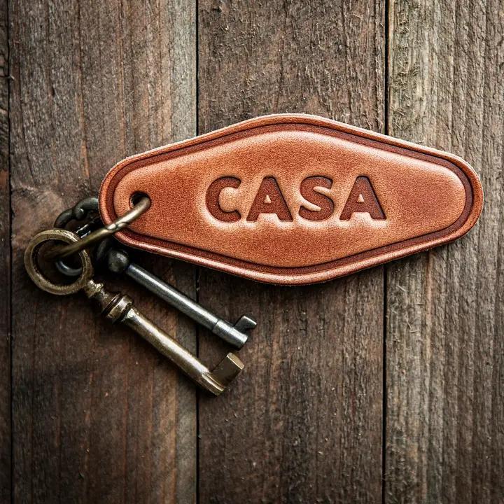Leather Keychain