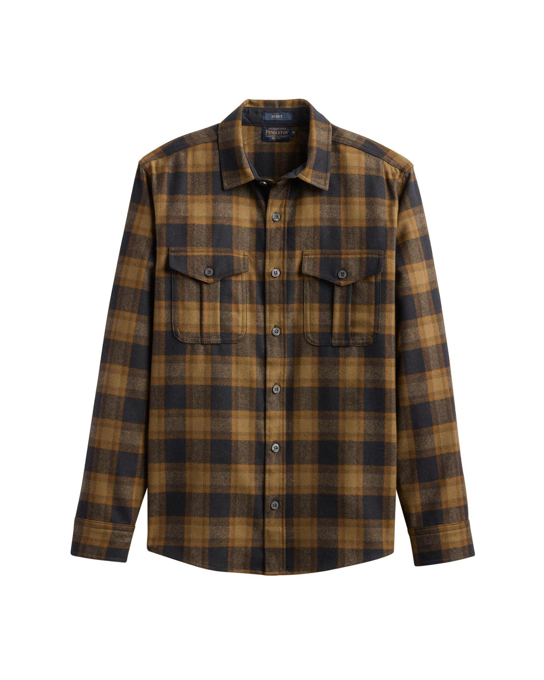 Pendleton Scout Shirt - Olive/Black Check