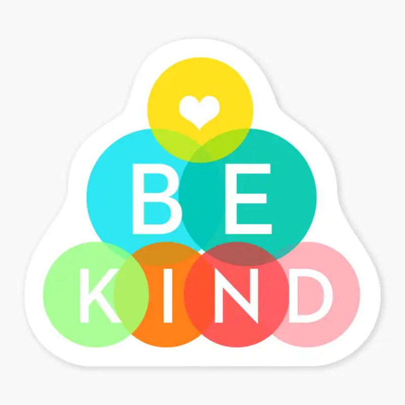 Nice Enough Sticker Be Kind 3" Art Sticker 