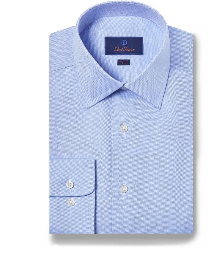 David Donahue Royal Oxford Trim Fit Dress Shirt