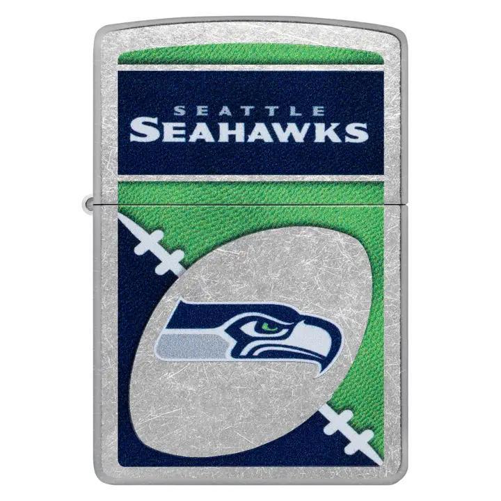 Zippo NFL Seattle Seahawks Street Chrome Windproof Lighter