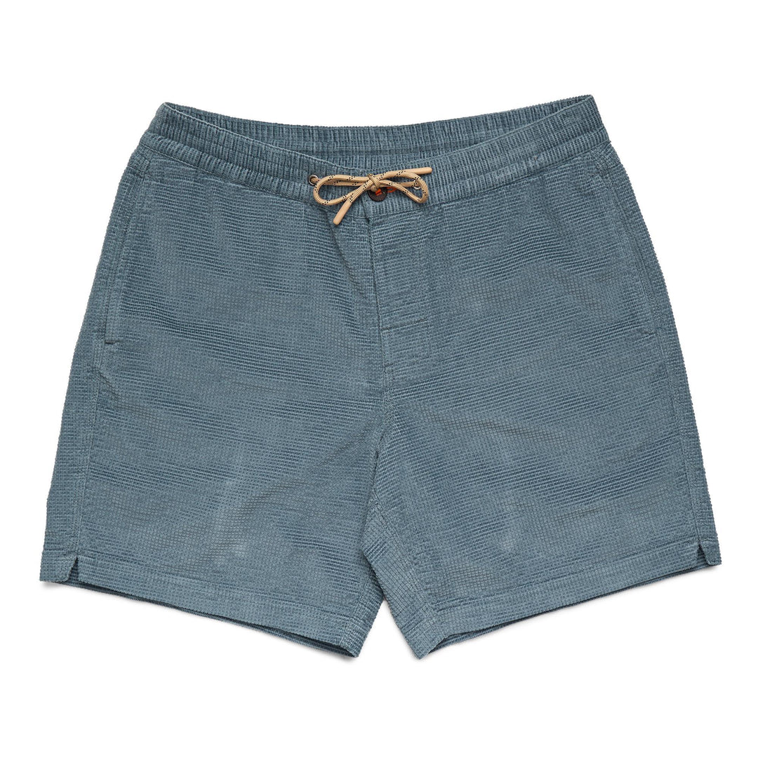 Pressure Drop Cord Shorts - Grid : Blue Mirage