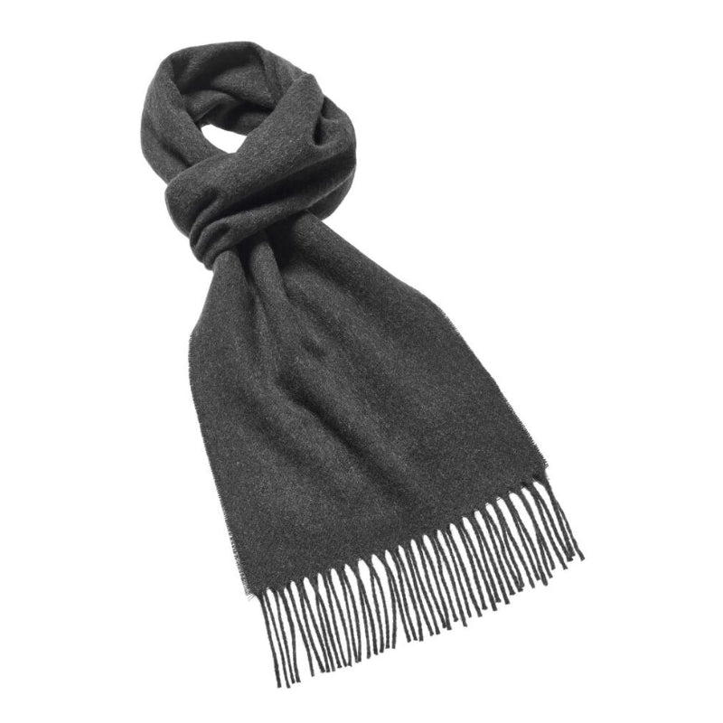 Bronte Moon Plain Luxury Scarf - 100% Merino Lambswool - Made in England