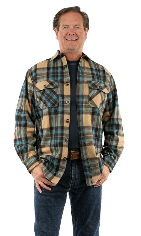 Scully Heavy Weight Wool Blend Flannel