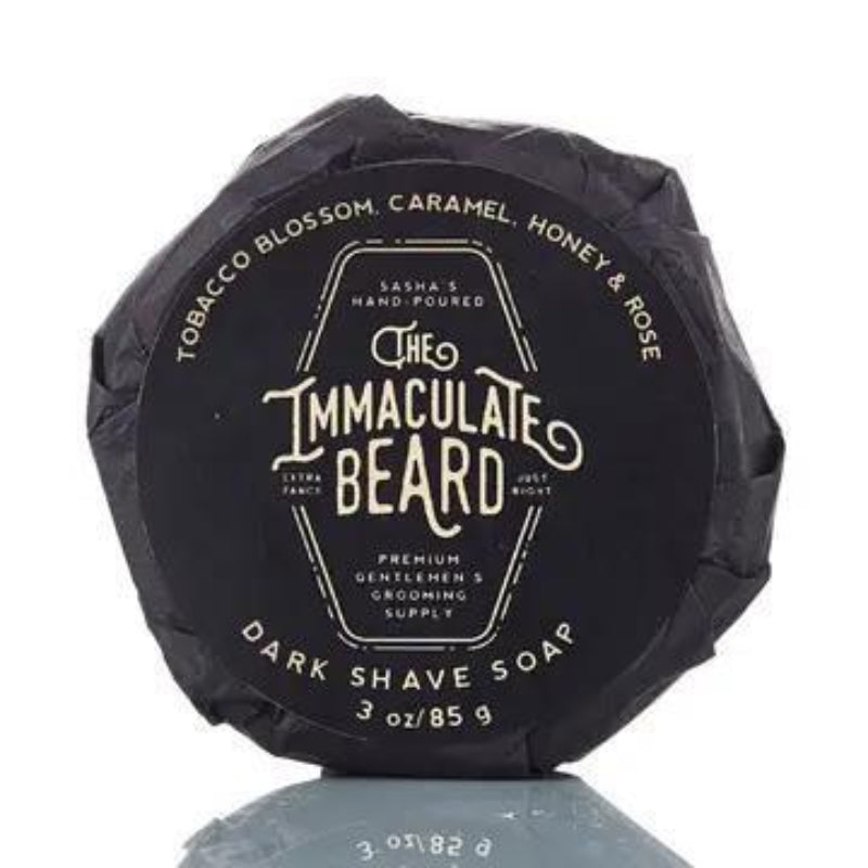 The Immaculate Beard Shave Soap Puck | Dark