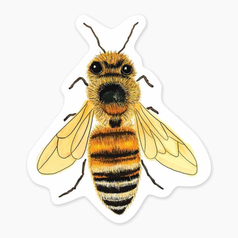 Nice Enough Sticker Bee 3" Art Sticker