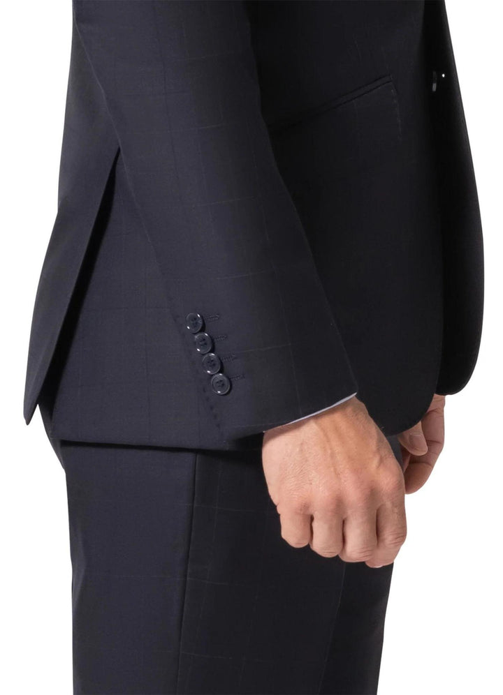 Bergamo Elegant - Faille Wool Solid Suit Modern Fit 10015.200