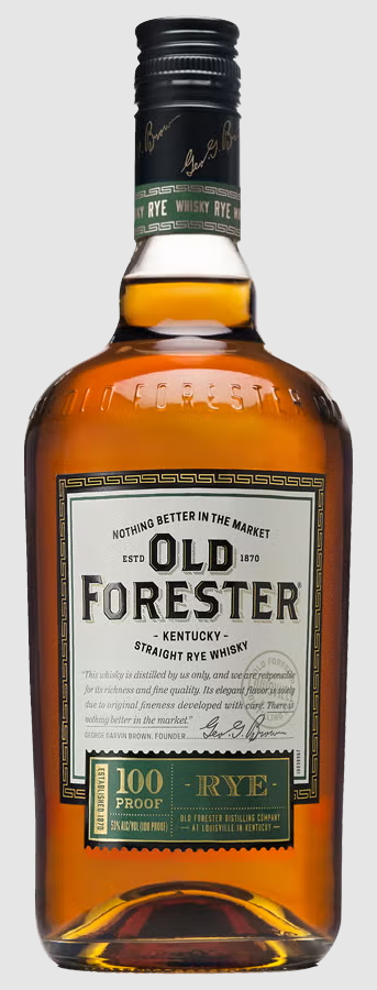 Old Forester Rye Whiskey 100 proof