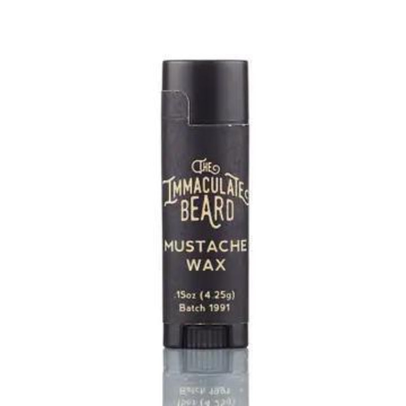 The Immaculate Beard Men's Mustache Wax | Strong Hold, Pocket-Size Tube