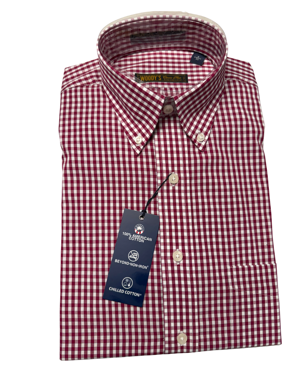 Gingham Cotton Sport Shirt