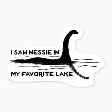 Nessie Lake Chelan Name Drop Sticker