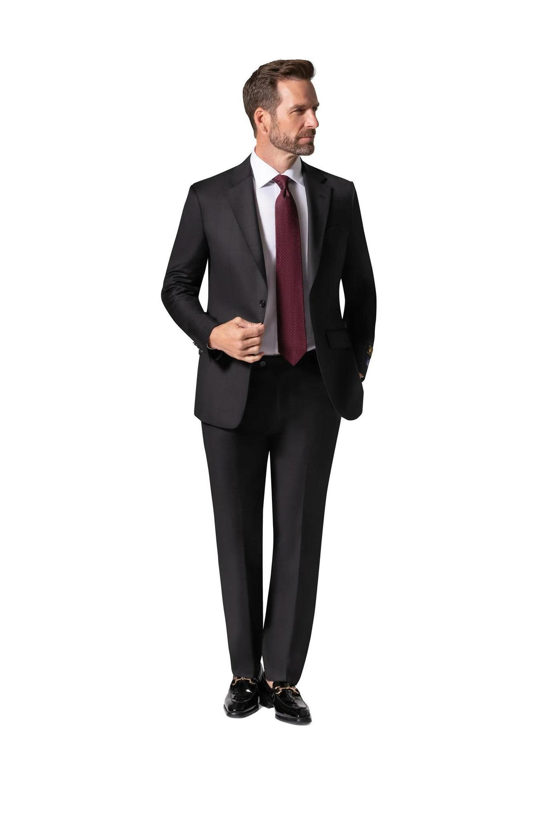 Bergamo Elegant - Faille Wool Solid Suit Modern Fit 10015.200