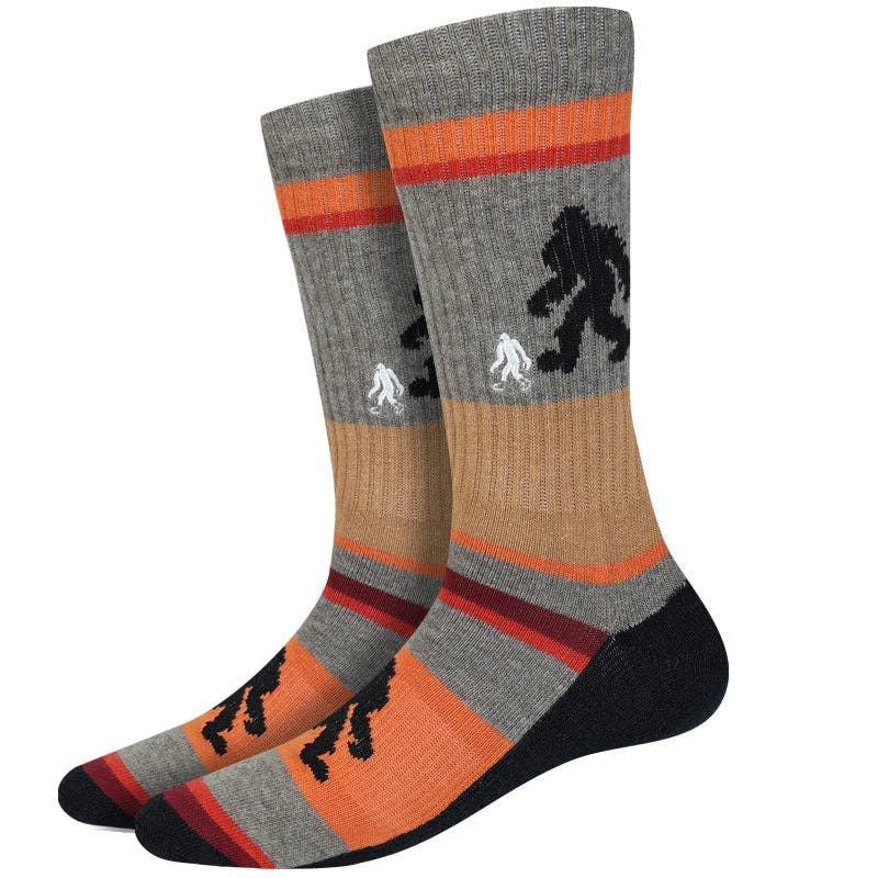 Active Bigfoot Colorblock Socks Brown