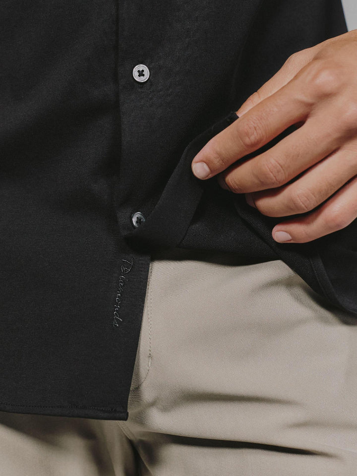 7 Diamonds Girona Long Sleeve Shirt Black