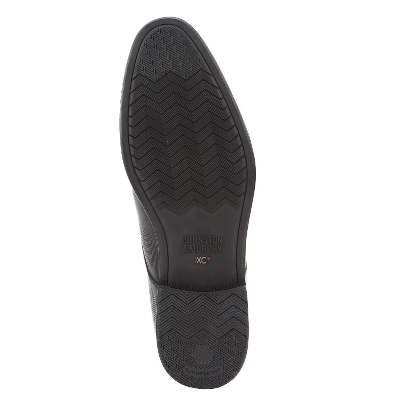 Johnston &amp; Murphy XC+ Copley Penny Loafer Black - Back View