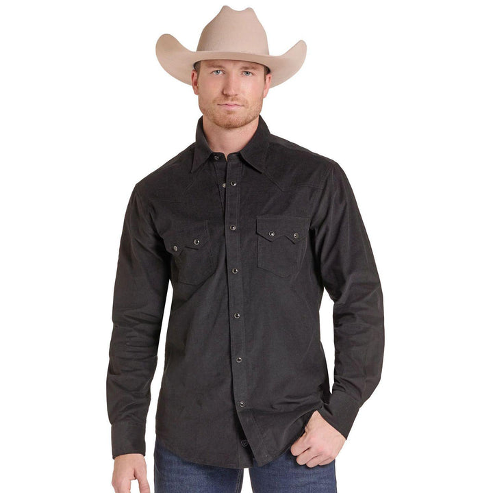 Rock &amp; Roll Denim LS Solid Twill