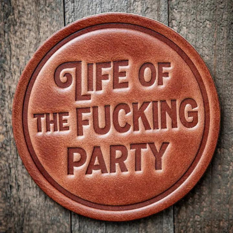 Sugarhouse Leather Coaster 