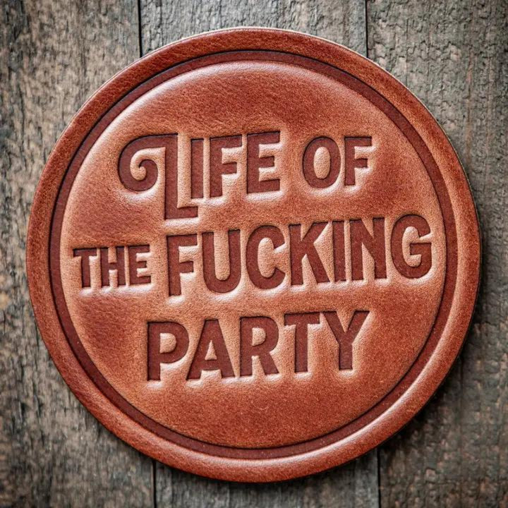 Sugarhouse Leather Coaster 
