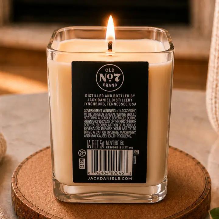 Last Call Bottle Co Jack Daniel Bottle Candle 20 oz
