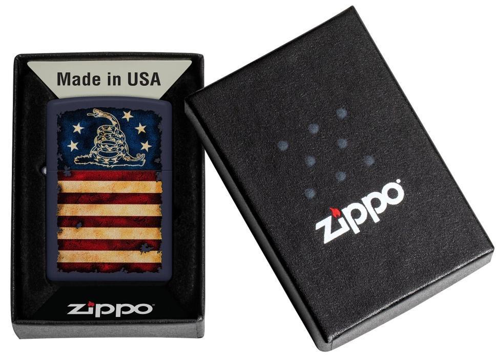 Zippo Dont Tread on Me® Vintage Flag Windproof Lighter