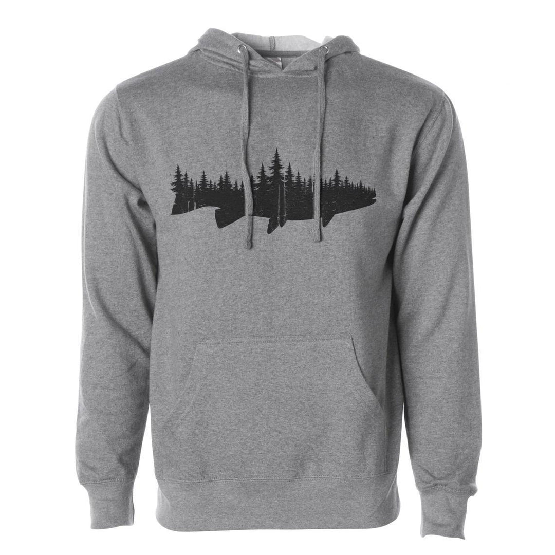 Fish and Forest Hooded Sweatshirt