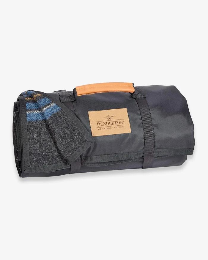 Nylon Backed Roll Up Blanket - Summit Lake