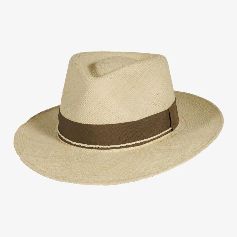 American Hat Makers Genuine Panama Fedora Hat - Style Quito
