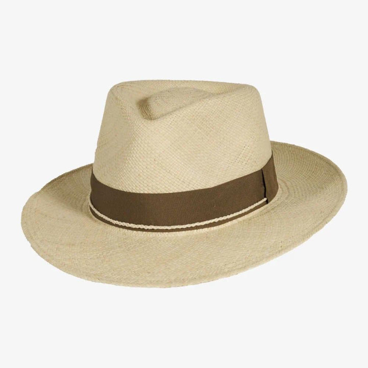 American Hat Makers Genuine Panama Fedora Hat - Style Quito