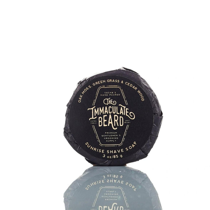 The Immaculate Beard Shave Soap Puck | Sunrise
