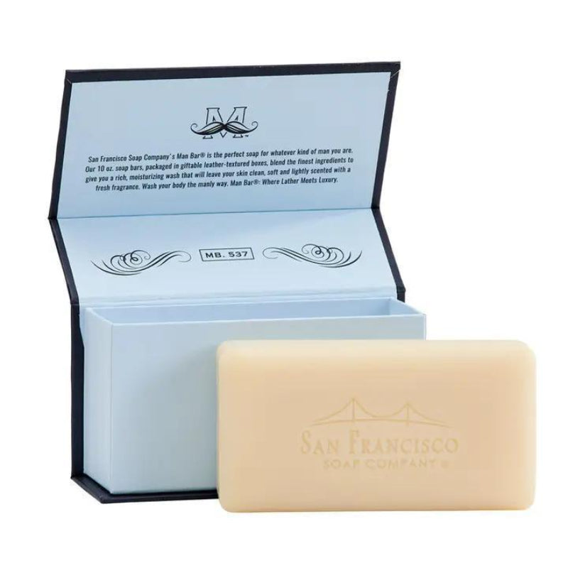 San Francisco Soap Silver Sage & Bergamot Man Bar Soap