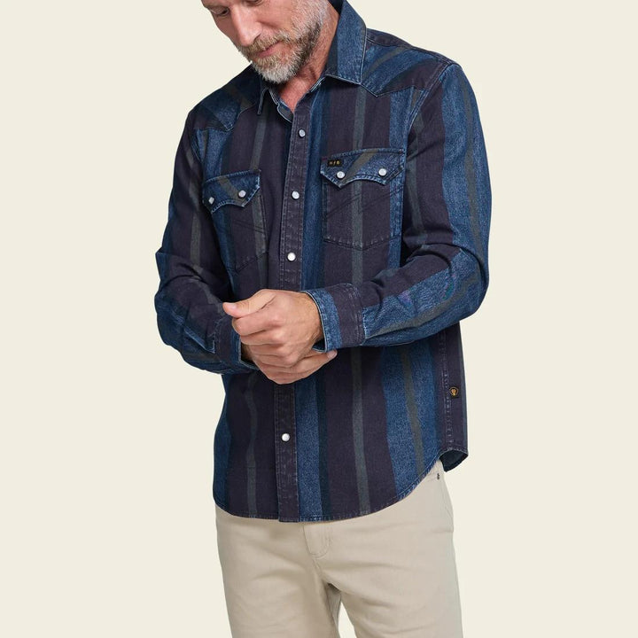 Howler Brothers Dust Up Denim Snapshirt
