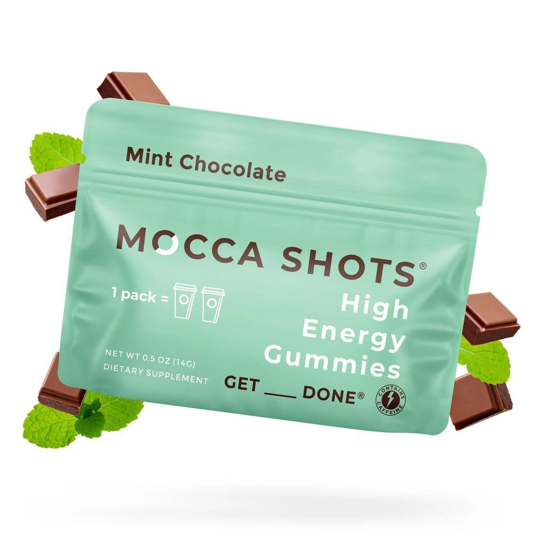 Mocca Shots Mint Chocolate Caffeine Gummy