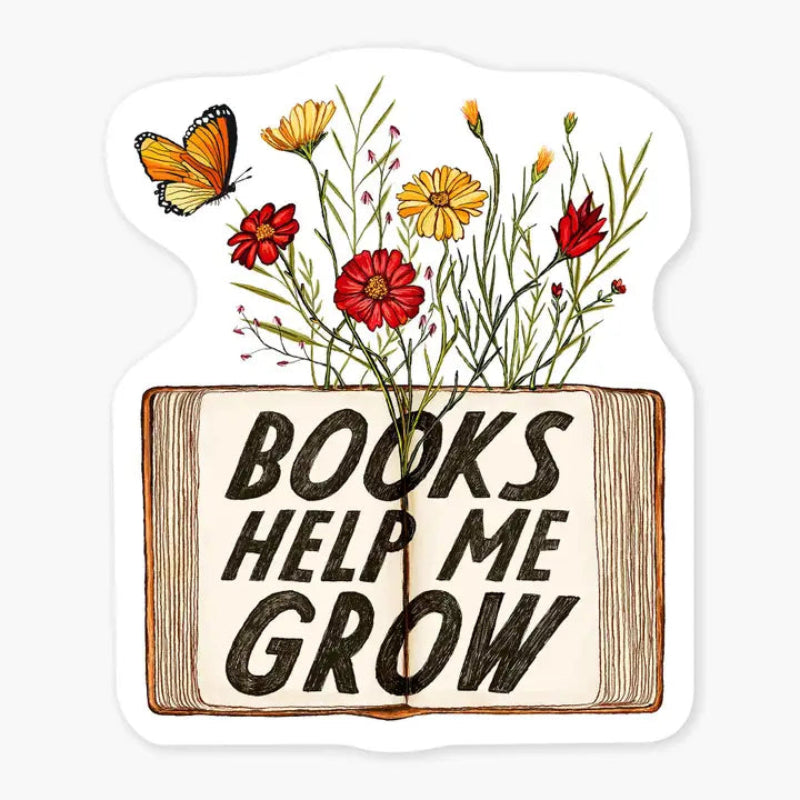 Nice Enough Sticker Books Help Me Grow 3" Art Sticker