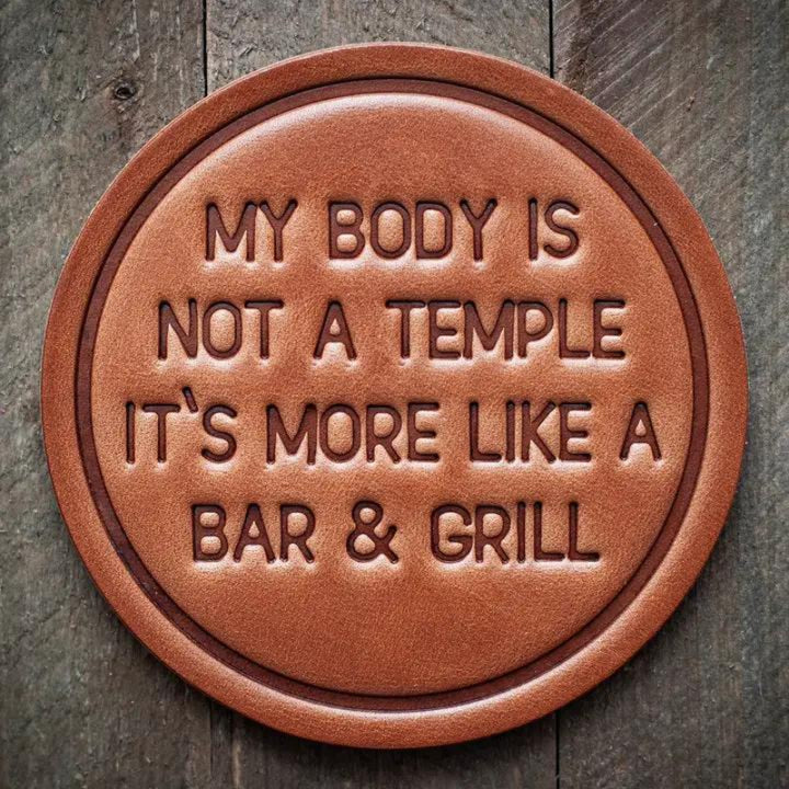 Sugarhouse Leather Coaster 