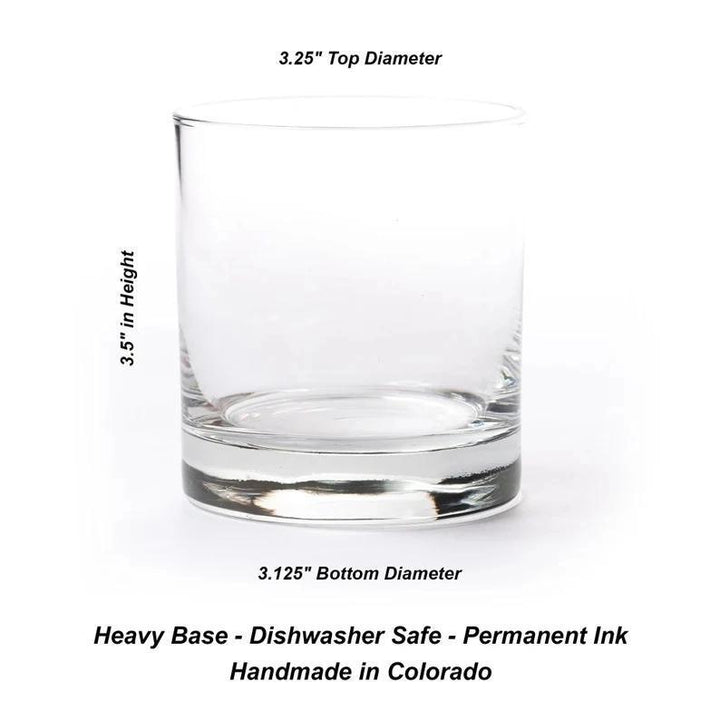 Bigfoot in the Forest Whiskey Glasses
