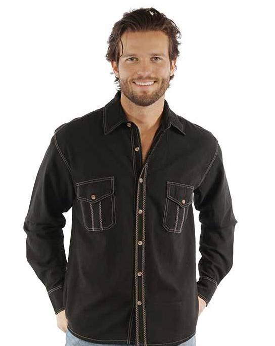 Scully Long Sleeve Button Down Shirt