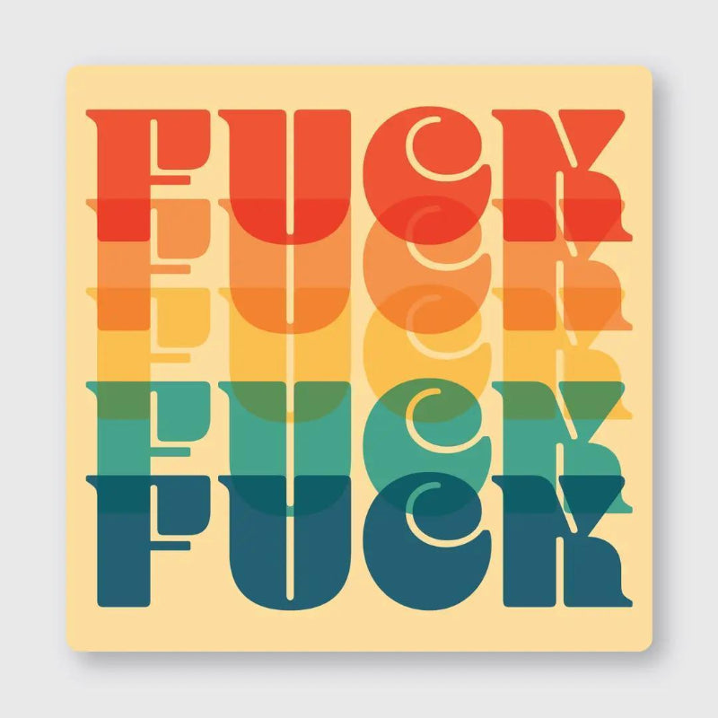 Pike Street Press F Word Sticker | 2.63" x 2.63"