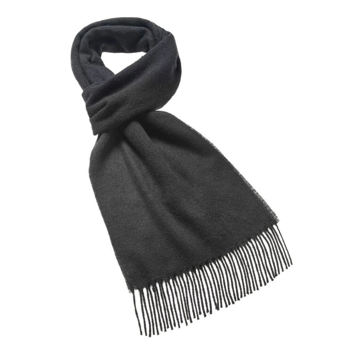 Bronte Moon Plain Luxury Scarf - 100% Merino Lambswool - Made in England