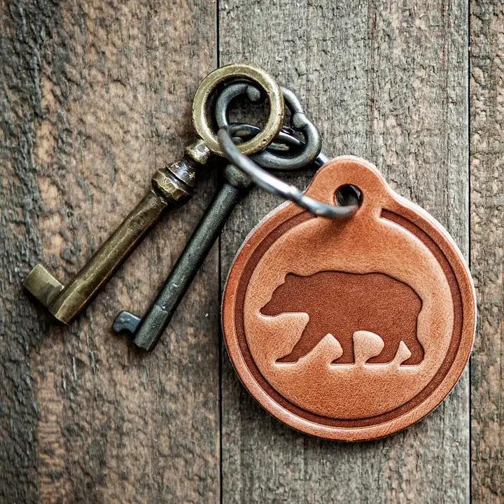 Leather Keychain