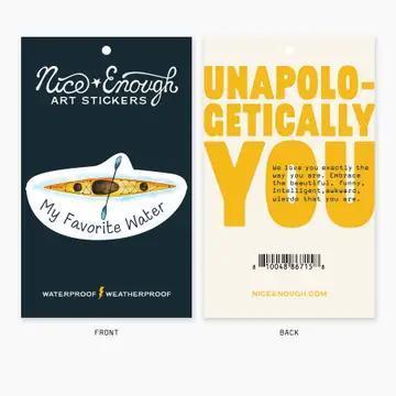 Kayak – Lake Chelan Name Drop Sticker