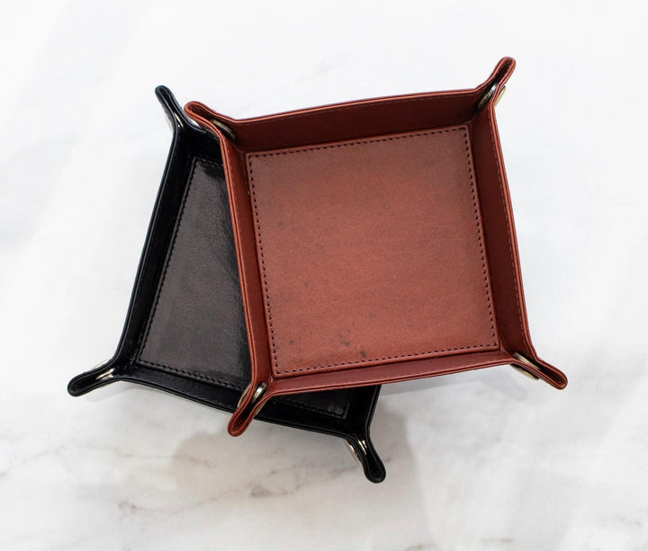 Leather Valet Tidy Tray