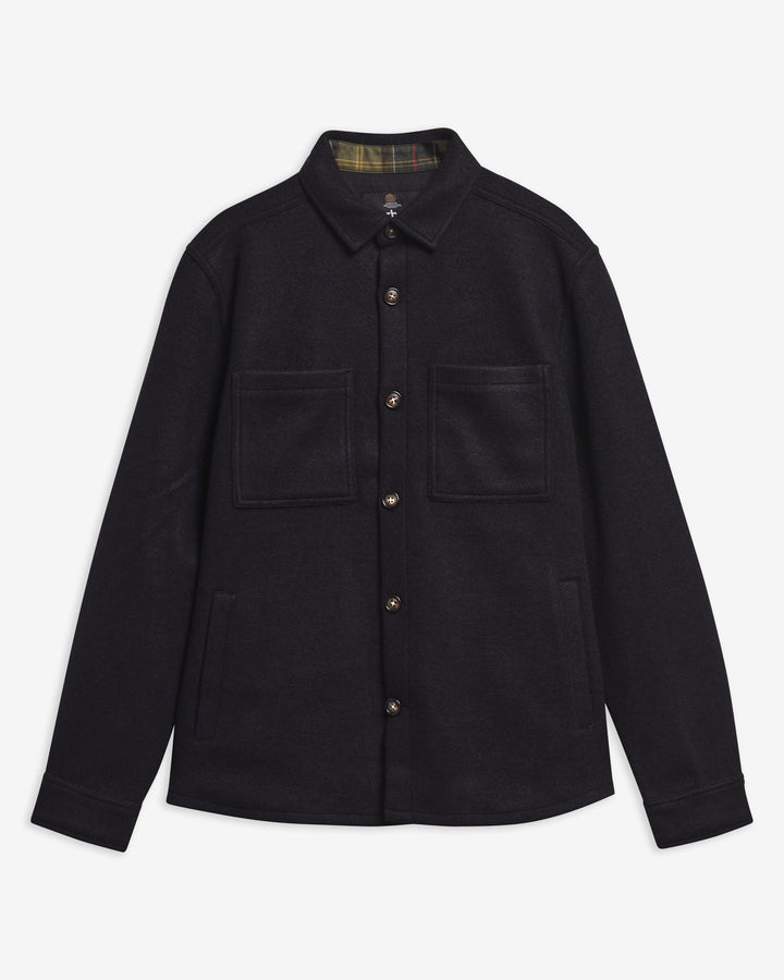 Barbour Marlow Tailored Wool Blend Overshirt