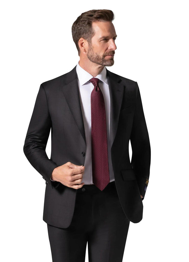 Bergamo Elegant - Faille Wool Solid Suit Modern Fit 10015.200