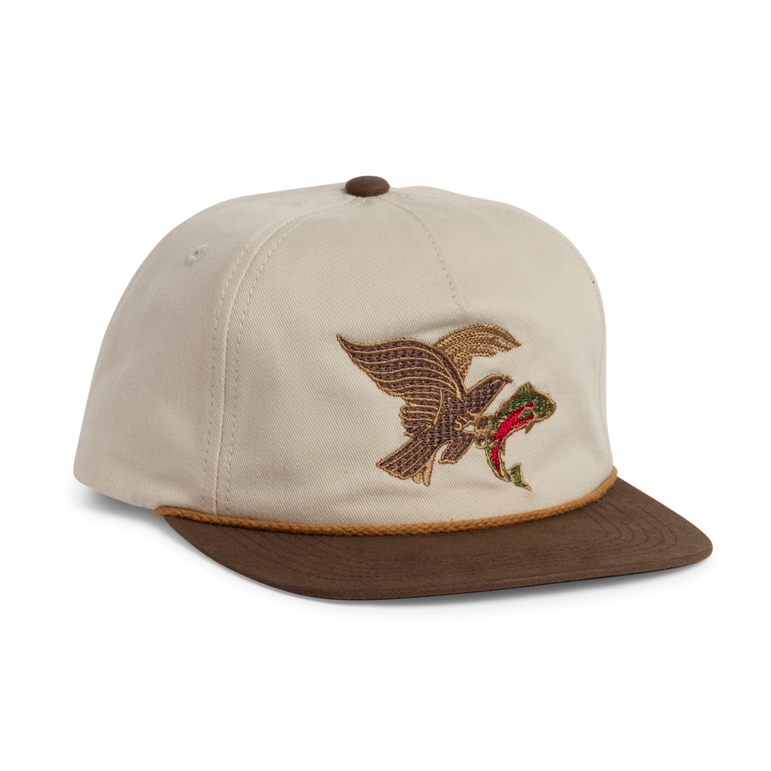 Unstructured Snapback Hats - Osprey Prey : Stone / Brown