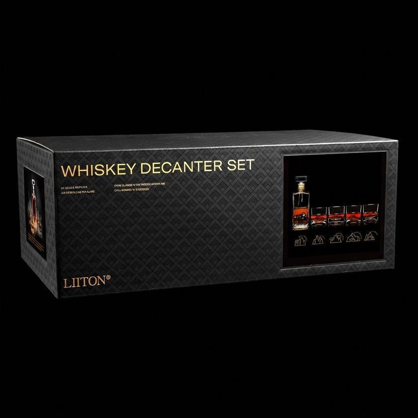 Liiton American Peaks Glasses + Decanter