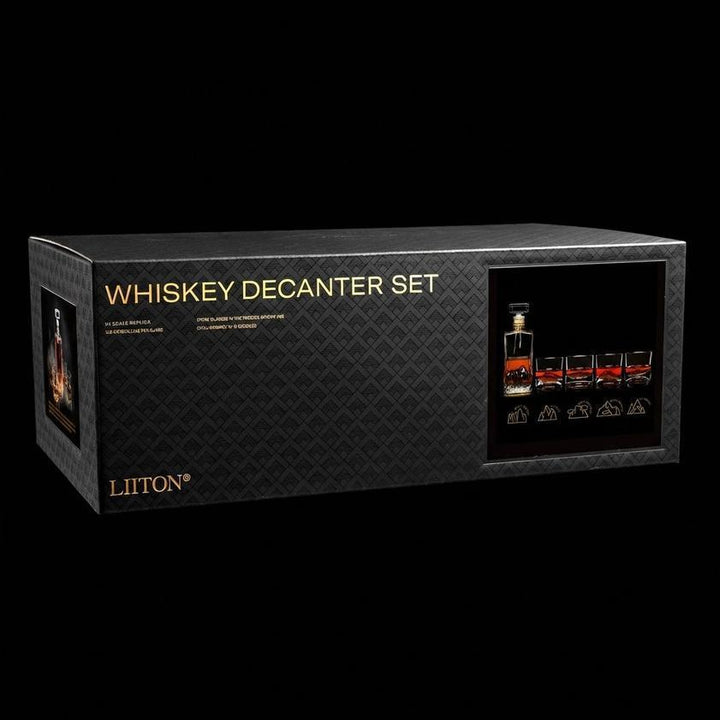 Liiton American Peaks Glasses + Decanter