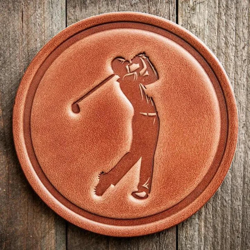 Sugarhouse Leather Coaster 