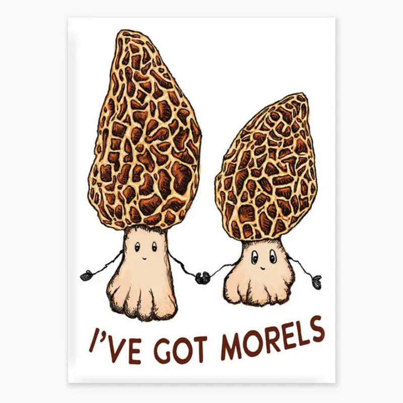 Nice Enough Sticker Morels Magnet